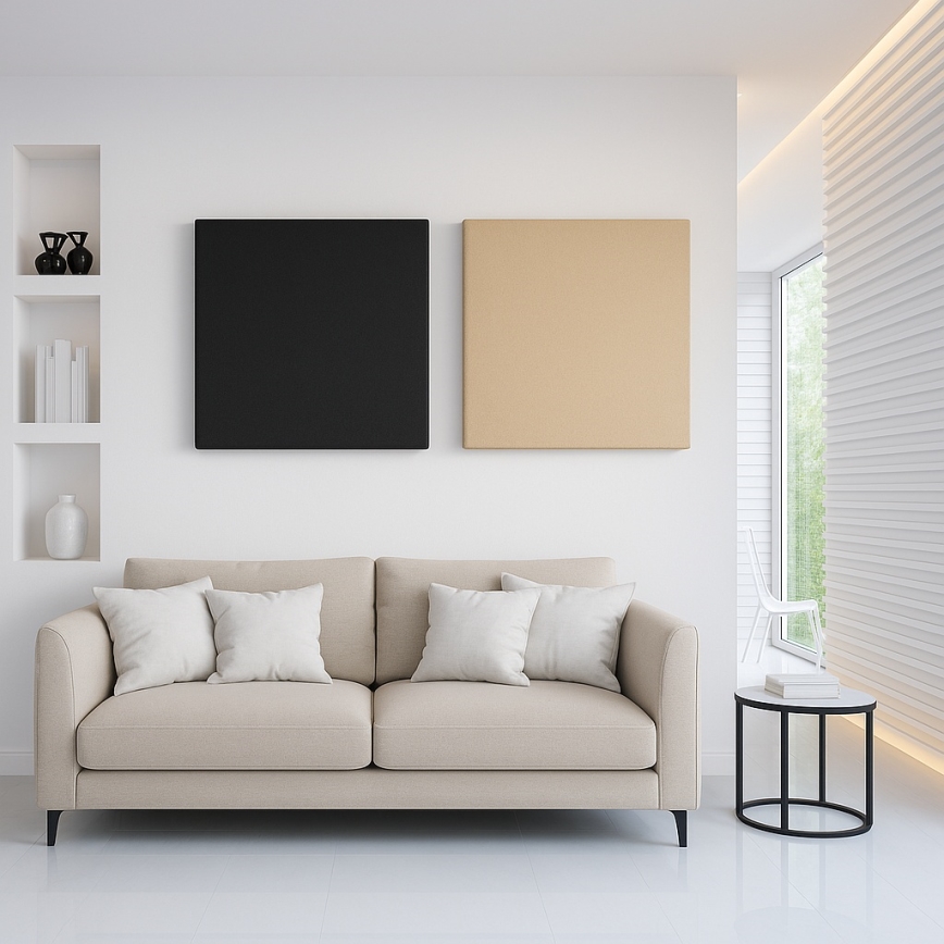 Akustisk panel SILENCE 58x58 cm antracit