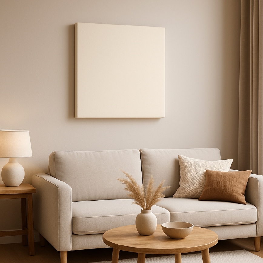 Akustisk panel SILENCE 58x58 cm grädde