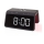 Alarm clock med LCD display and wireless charger 15W/230V svart