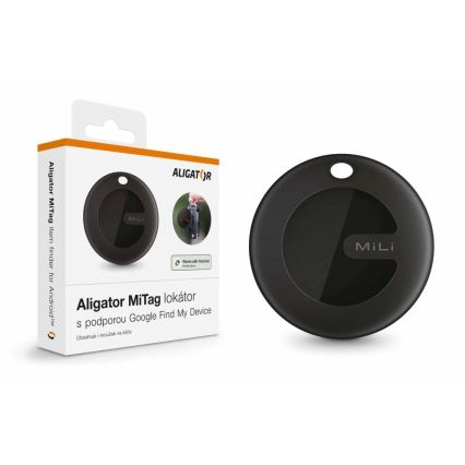 Aligator APD003 - MiTag lokaliserare 1xCR2032 IP67 svart