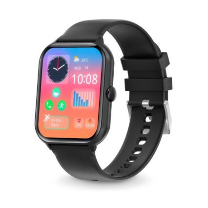 Aligator AW10BK - Smartklocka Watch GO, 220 mAh, IP67, svart