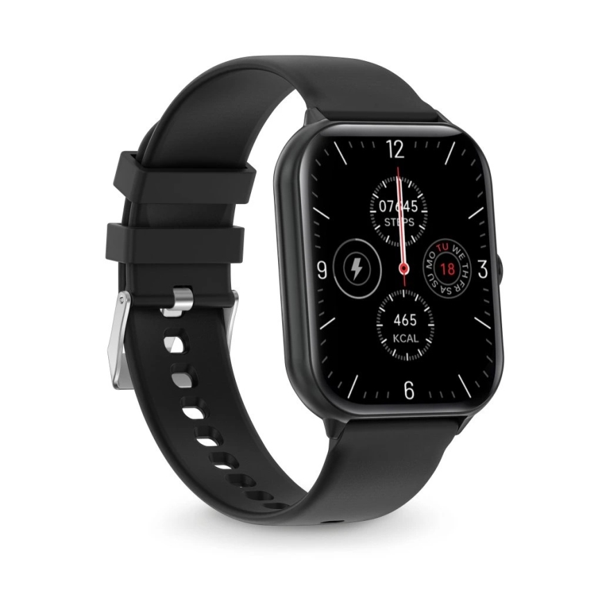 Aligator AW10BK - Smartklocka Watch GO, 220 mAh, IP67, svart