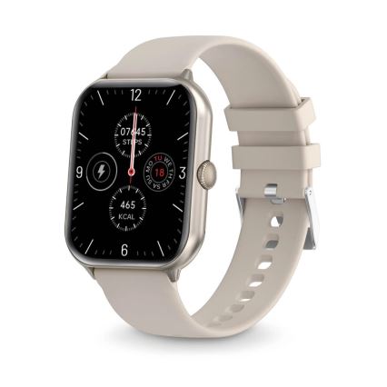 Aligator AW10SR - smartklocka Watch GO 220 mAh IP67 krämvit