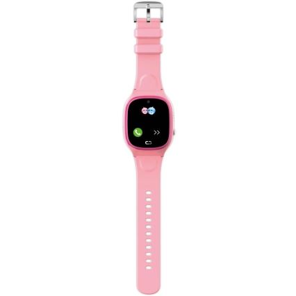 Aligator AW11PK - Watch Junior 2 smartklocka, 450 mAh, IP67, Wi-Fi, rosa