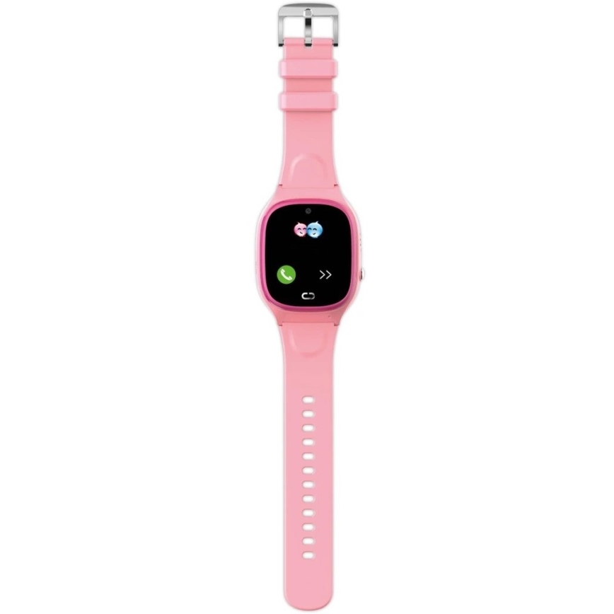 Aligator AW11PK - Watch Junior 2 smartklocka, 450 mAh, IP67, Wi-Fi, rosa