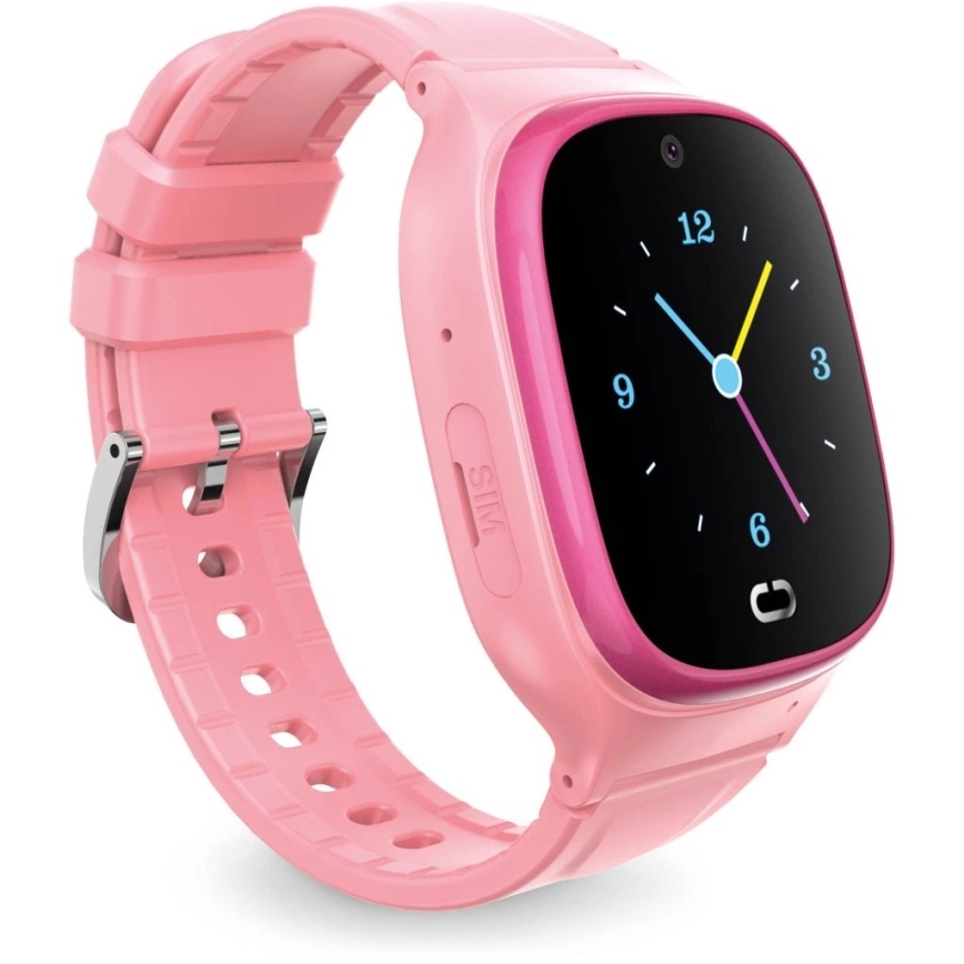 Aligator AW11PK - Watch Junior 2 smartklocka, 450 mAh, IP67, Wi-Fi, rosa