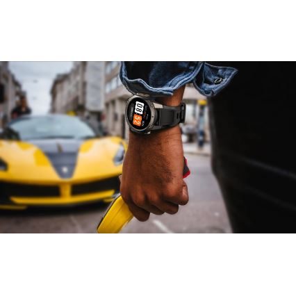 Aligator AW12BK - Smartklocka GPS 500 mAh IP69K svart
