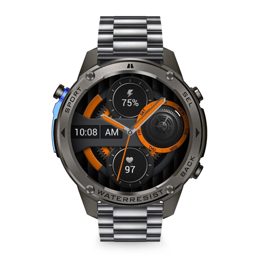 Aligator AW12BK - Smartklocka GPS 500 mAh IP69K svart