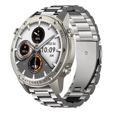 Aligator AW12SR - Smartklocka med GPS, 500 mAh, IP69K, silver