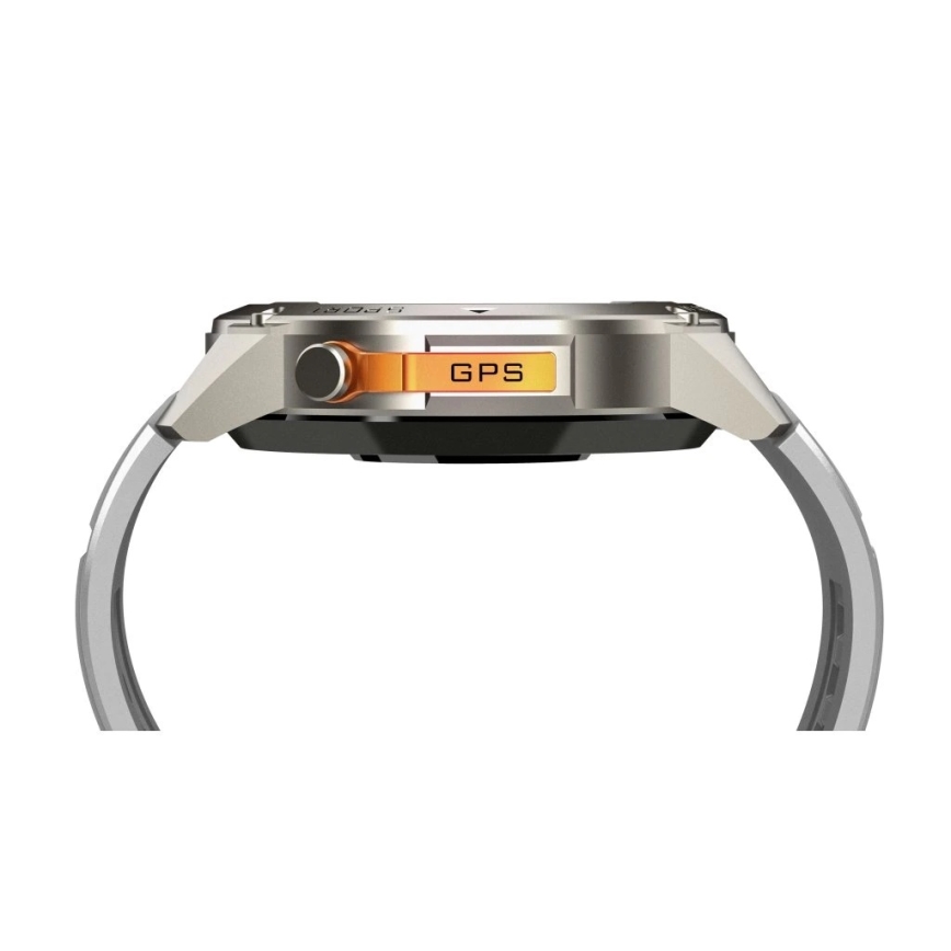Aligator AW12SR - Smartklocka med GPS, 500 mAh, IP69K, silver