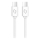 Aligator DATKP47 - USB-kabel USB-C till USB-C, 100 W Power Delivery, 1,5 m, vit