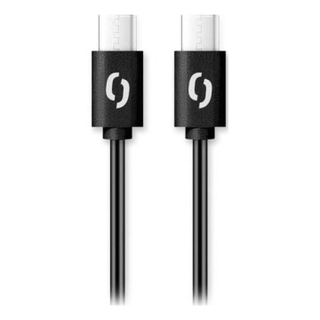 Aligator DATKP48 - USB-kabel USB-C till USB-C, 65 W Power Delivery, 1,5 m, svart