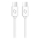 Aligator DATKP49 - USB-kabel USB-C till USB-C, 65 W Power Delivery, 1,5 m, vit