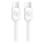Aligator DATKP55 - USB-kabel USB-C till USB-C, 65 W Power Delivery, 0,5 m, vit