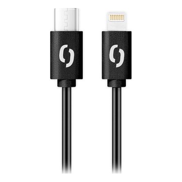 Aligator DATKP56 - USB-kabel USB-C / Lightning 30W Power Delivery 0,5 m svart
