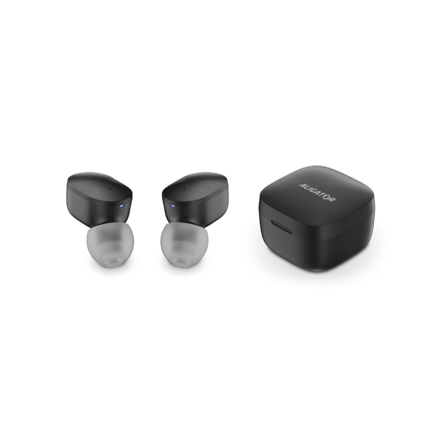 Aligator TWS05 - Trådlösa hörlurar Pods LITE 200 mAh + 2x 30 mAh svart