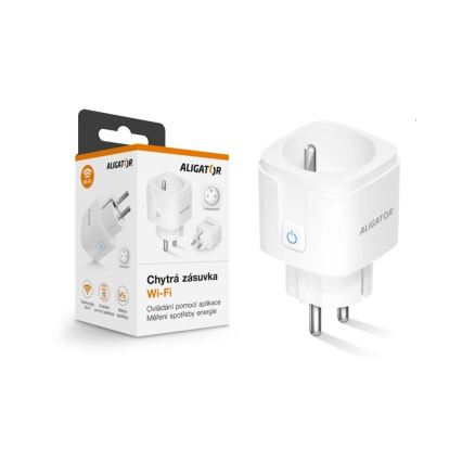 Aligator WAL001 - Smart uttag 3680W/230V/Typ E/16A Wi-Fi Tuya