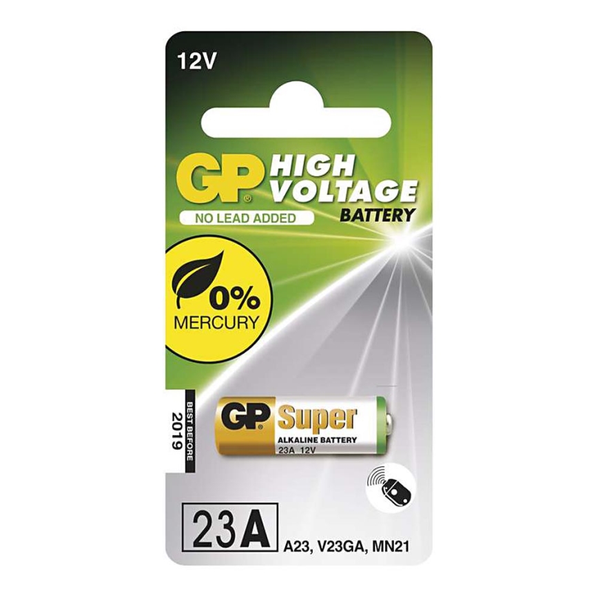 Alkaliska batterier A23 GP 12V/55 mAh