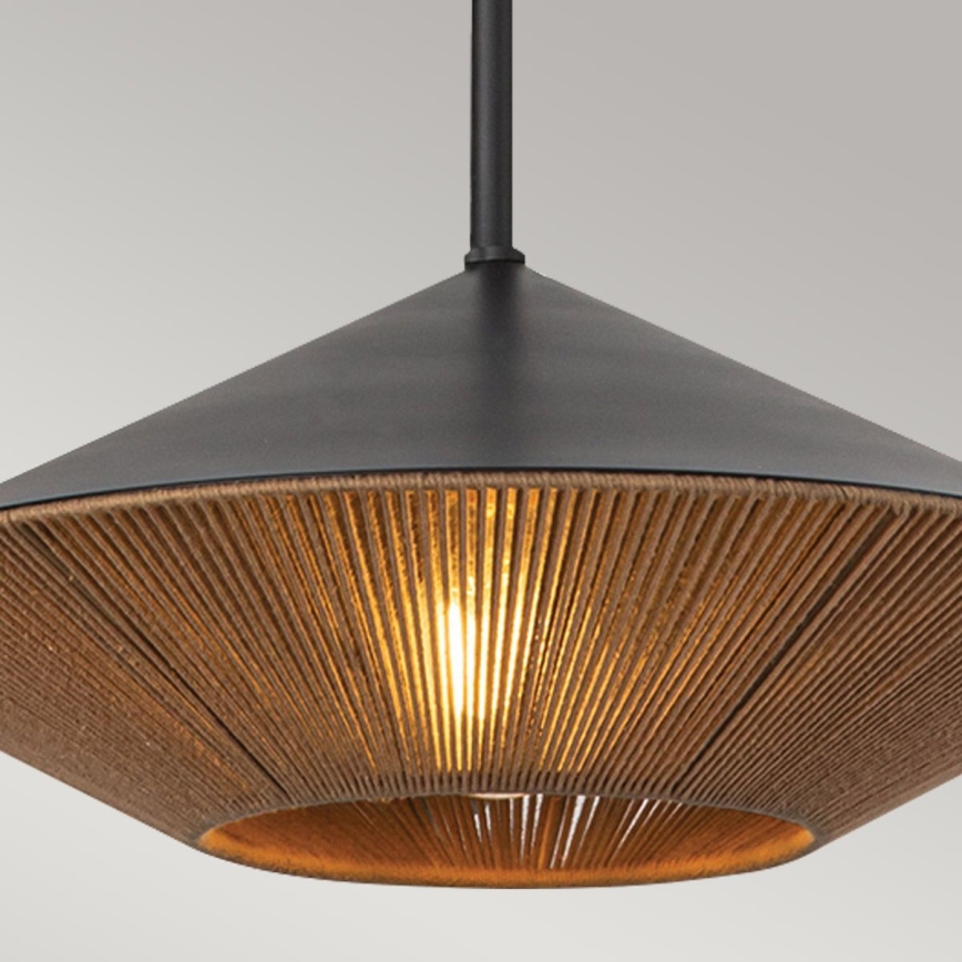 Alora Mood - Pendelkrona DAPHNE 1xE27/60W/230V diameter 38,1 cm svart