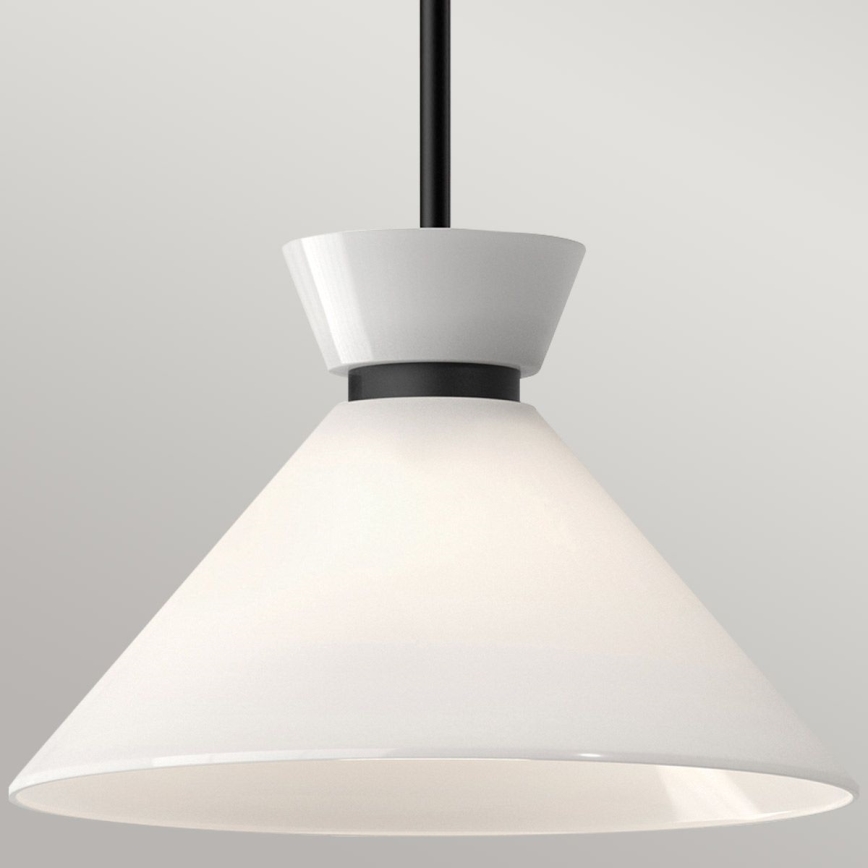 Alora Mood - Taklampa på stång HALSTON 1xE27/60W/230V svart