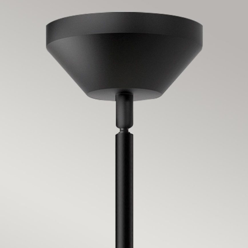 Alora Mood - Taklampa på stång HALSTON 1xE27/60W/230V svart