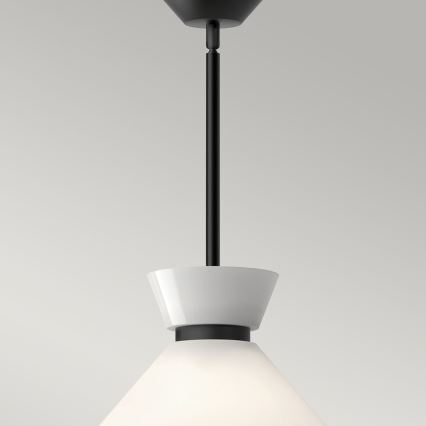 Alora Mood - Taklampa på stång HALSTON 1xE27/60W/230V svart