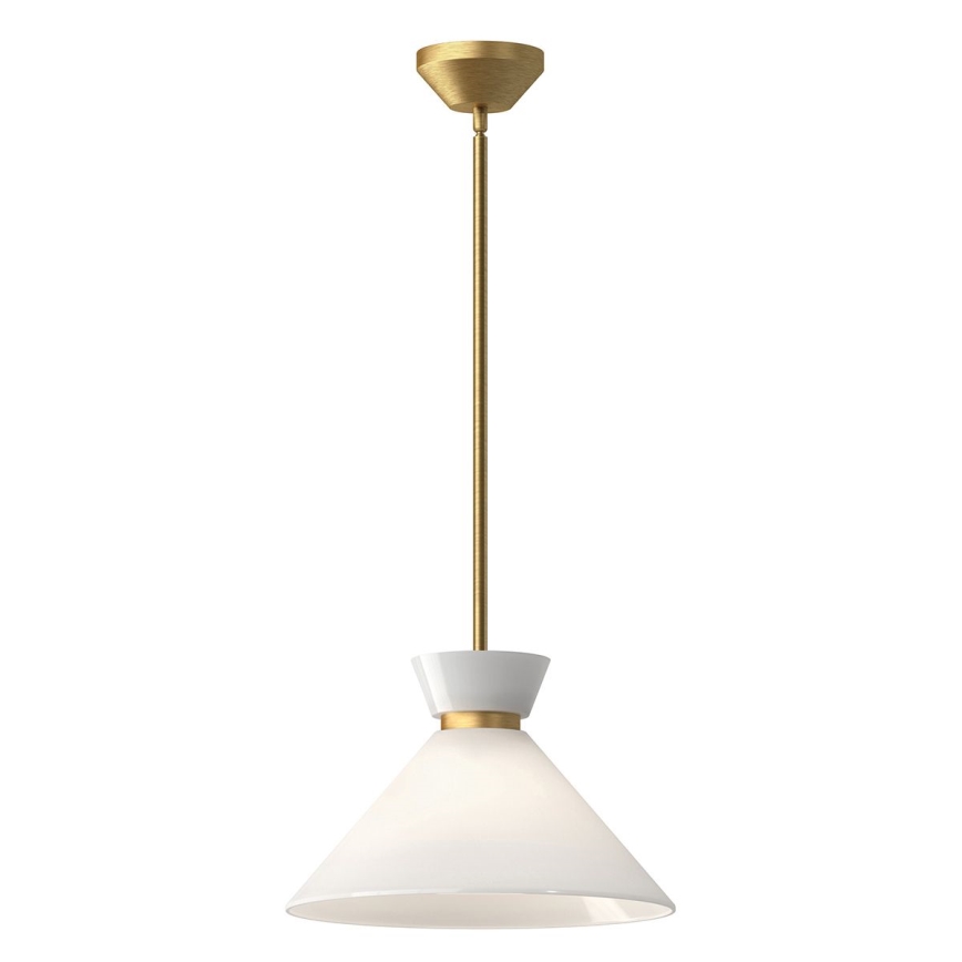 Alora Mood - Taklampa med stång HALSTON 1xE27/60W/230V guld