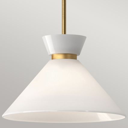 Alora Mood - Taklampa med stång HALSTON 1xE27/60W/230V guld