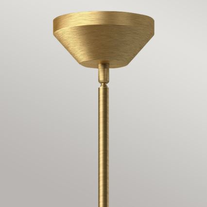 Alora Mood - Taklampa med stång HALSTON 1xE27/60W/230V guld