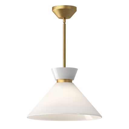 Alora Mood - Taklampa med stång HALSTON 1xE27/60W/230V guld