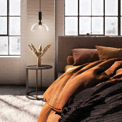 Alora Mood - Stångmonterad taklampa JUDE 1xE27/60W/230V svart
