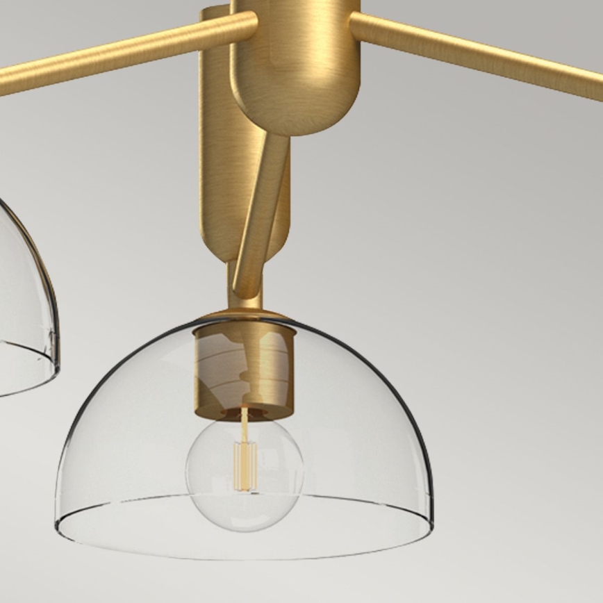 Alora Mood - Pendelkrona JUDE 3xE27/60W/230V diameter 96,8 cm mässing