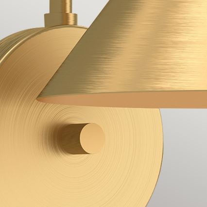 Alora Mood - Vägglampa REMYCK 1xE27/60W/230V guld