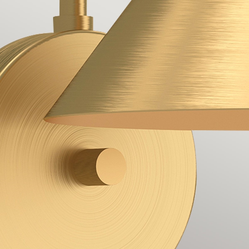 Alora Mood - Vägglampa REMYCK 1xE27/60W/230V guld