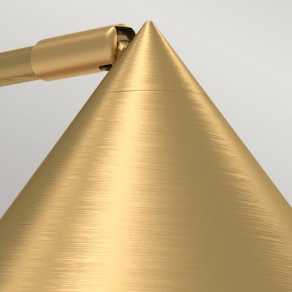 Alora Mood - Vägglampa REMYCK 1xE27/60W/230V guld
