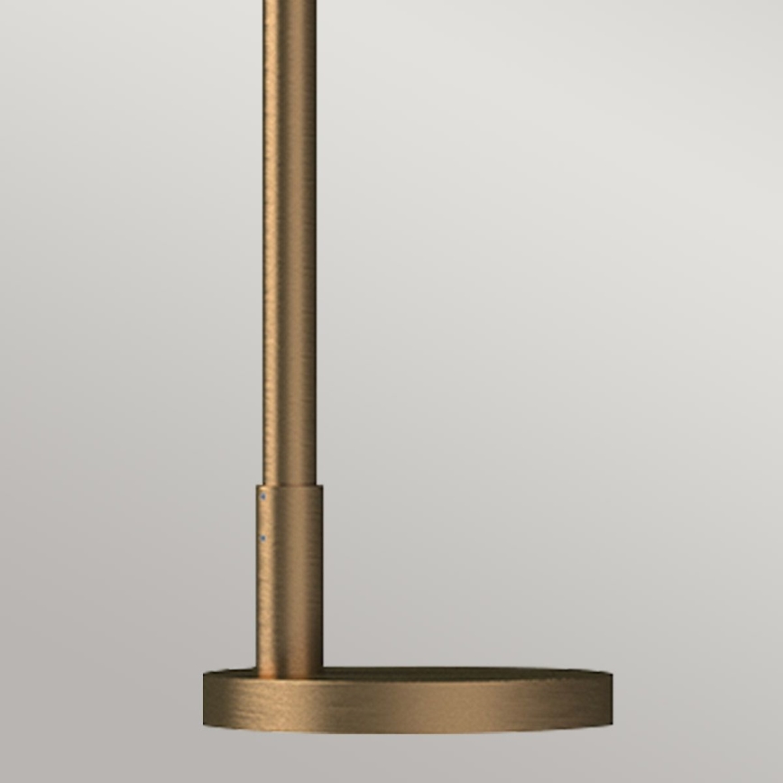 Alora Mood - Golvlampa REMYCK 1xE27/60W/230V guldfärgad