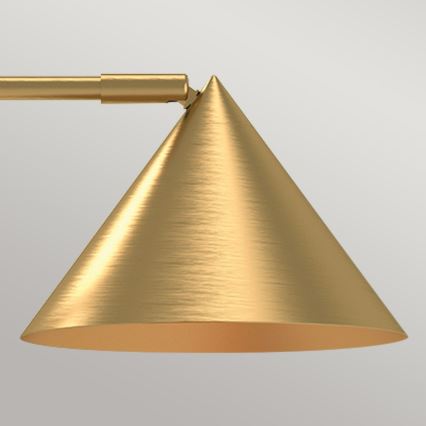 Alora Mood - Bordslampa REMYCK 1xE27/60W/230V guldfärgad