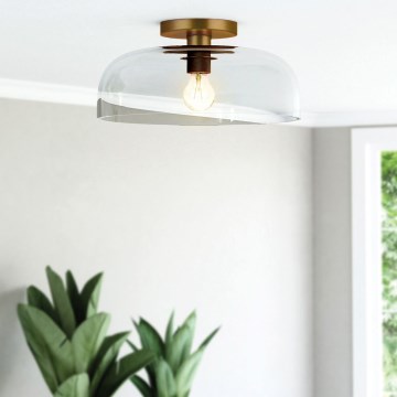 Alora Mood ALM-SYLVIA-SF-BG-CL - Taklampa SYLVIA 1xE27/60W/230V i guld
