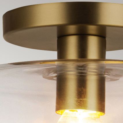 Alora Mood ALM-SYLVIA-SF-BG-CL - Taklampa SYLVIA 1xE27/60W/230V i guld