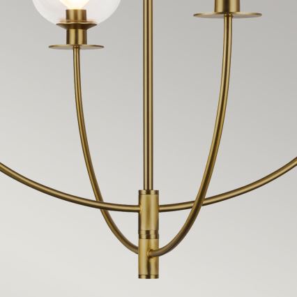 Alora Mood - Taklampa på stång SYLVIA 4xE14/40W/230V guld
