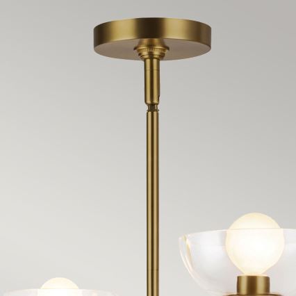 Alora Mood - Taklampa på stång SYLVIA 4xE14/40W/230V guld