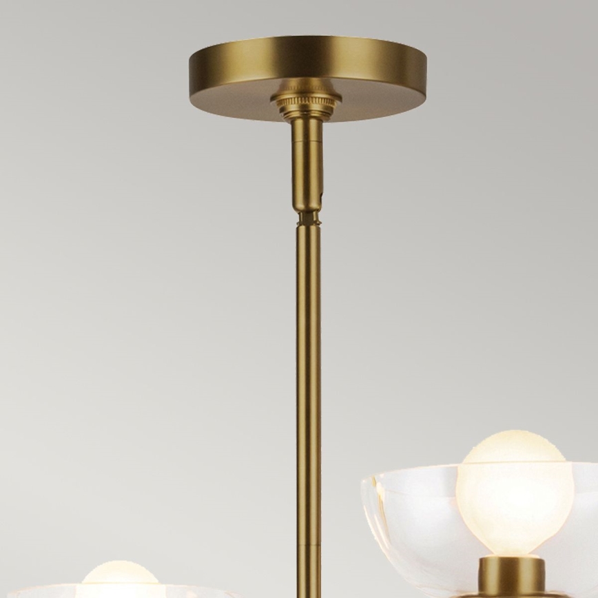 Alora Mood - Taklampa på stång SYLVIA 4xE14/40W/230V guld