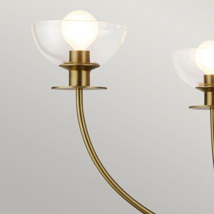 Alora Mood - Taklampa på stång SYLVIA 4xE14/40W/230V guld
