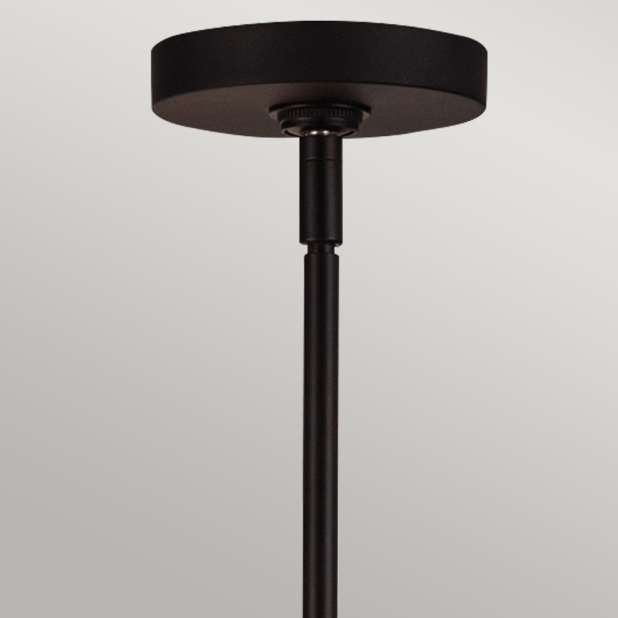 Alora Mood - Taklampa med stång SYLVIA 4xE14/40W/230V svart