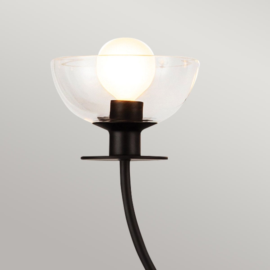 Alora Mood - Taklampa med stång SYLVIA 4xE14/40W/230V svart