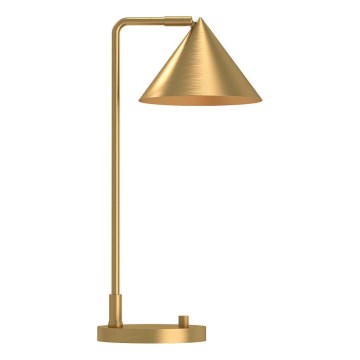 Alora Mood - Bordslampa REMYCK 1xE27/60W/230V guldfärgad