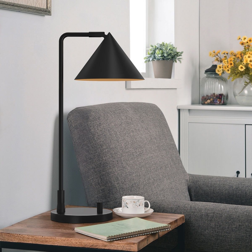 Alora Mood - Bordslampa REMYCK 1xE27/60W/230V svart
