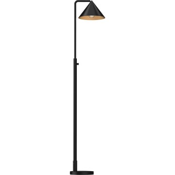 Alora Mood - Golvlampa REMYCK 1xE27/60W/230V svart