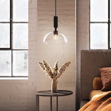 Alora Mood - Stångmonterad taklampa JUDE 1xE27/60W/230V svart