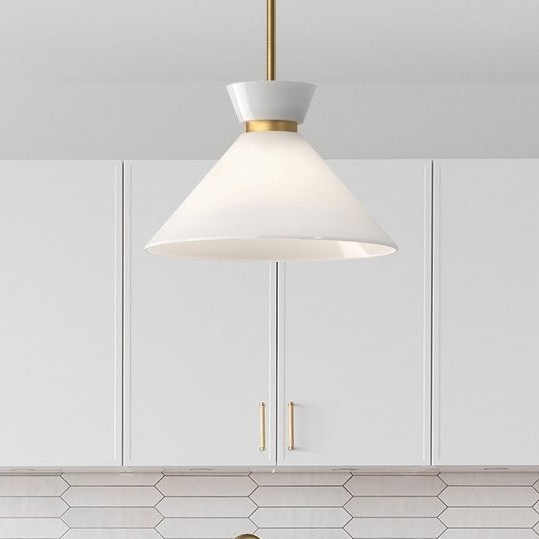 Alora Mood - Taklampa med stång HALSTON 1xE27/60W/230V guld